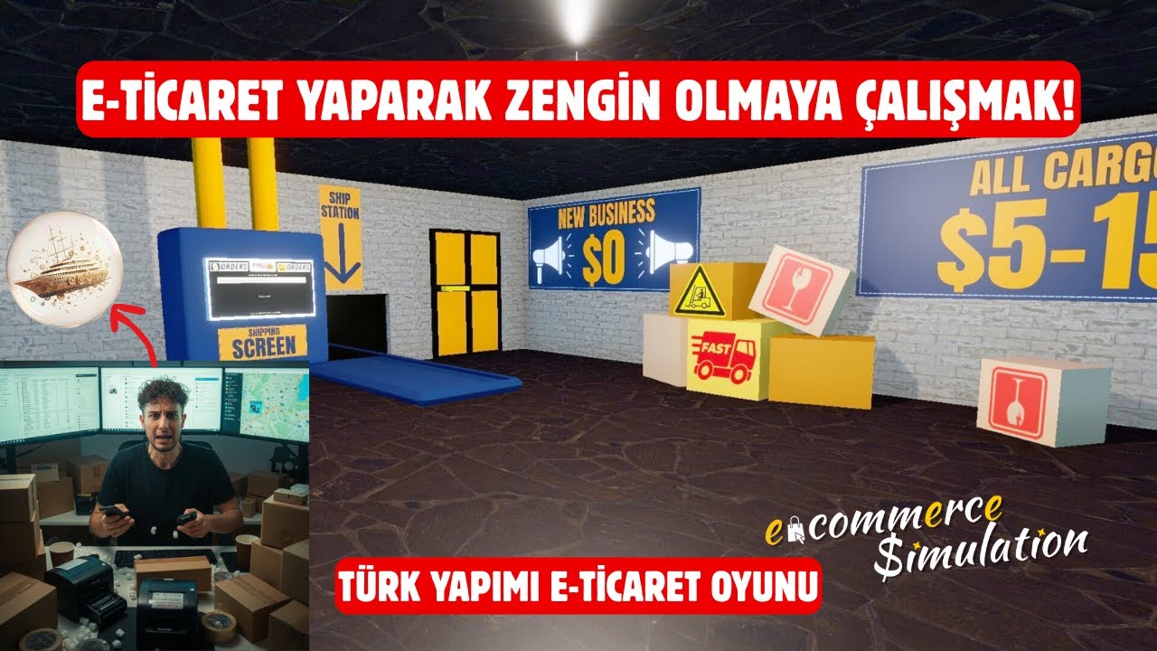 İnternetten Satış Yaparak Büyük Bir Yat Alıyorum: Gün 1 | E-ticaret Simülasyonu