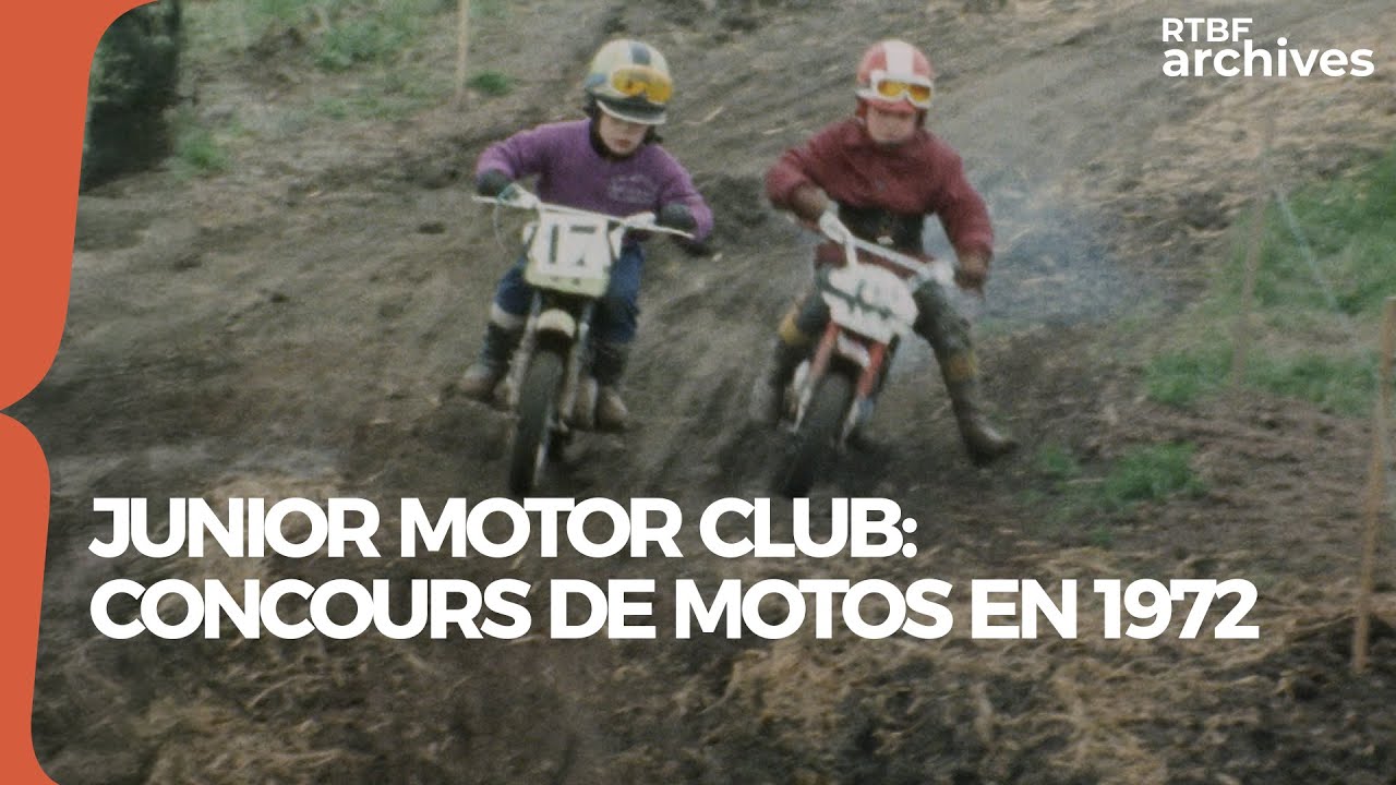 Junior Motor Club : un concours de motos pour enfants en 1972 - RTBF archives