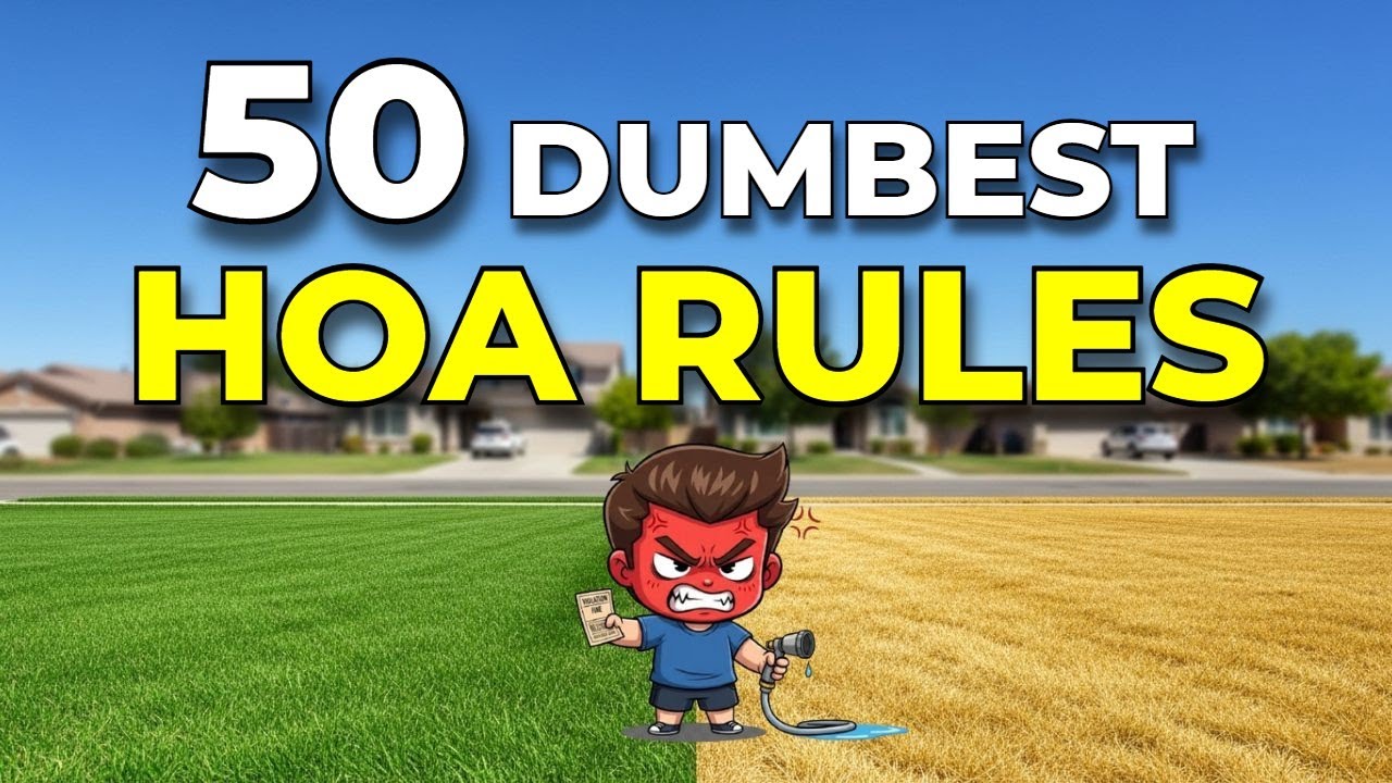 50 Dumbest HOA Rules in American Suburbs