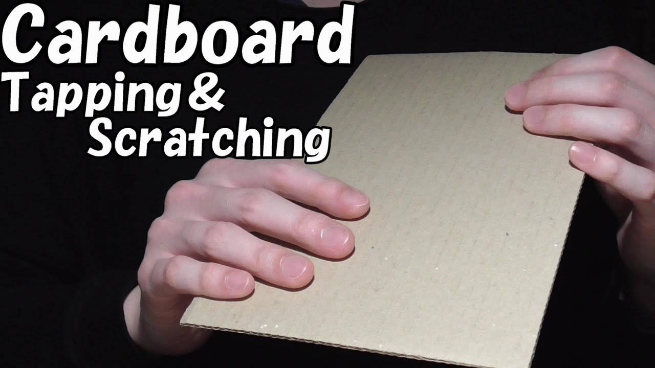 ASMR Cardboard  Fast Tapping＆Scratching