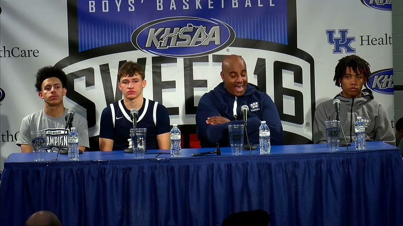 2022 UK HealthCare Boys' Sweet 16® George Rogers Clark vs Warren Central Finals Post-Game Interview