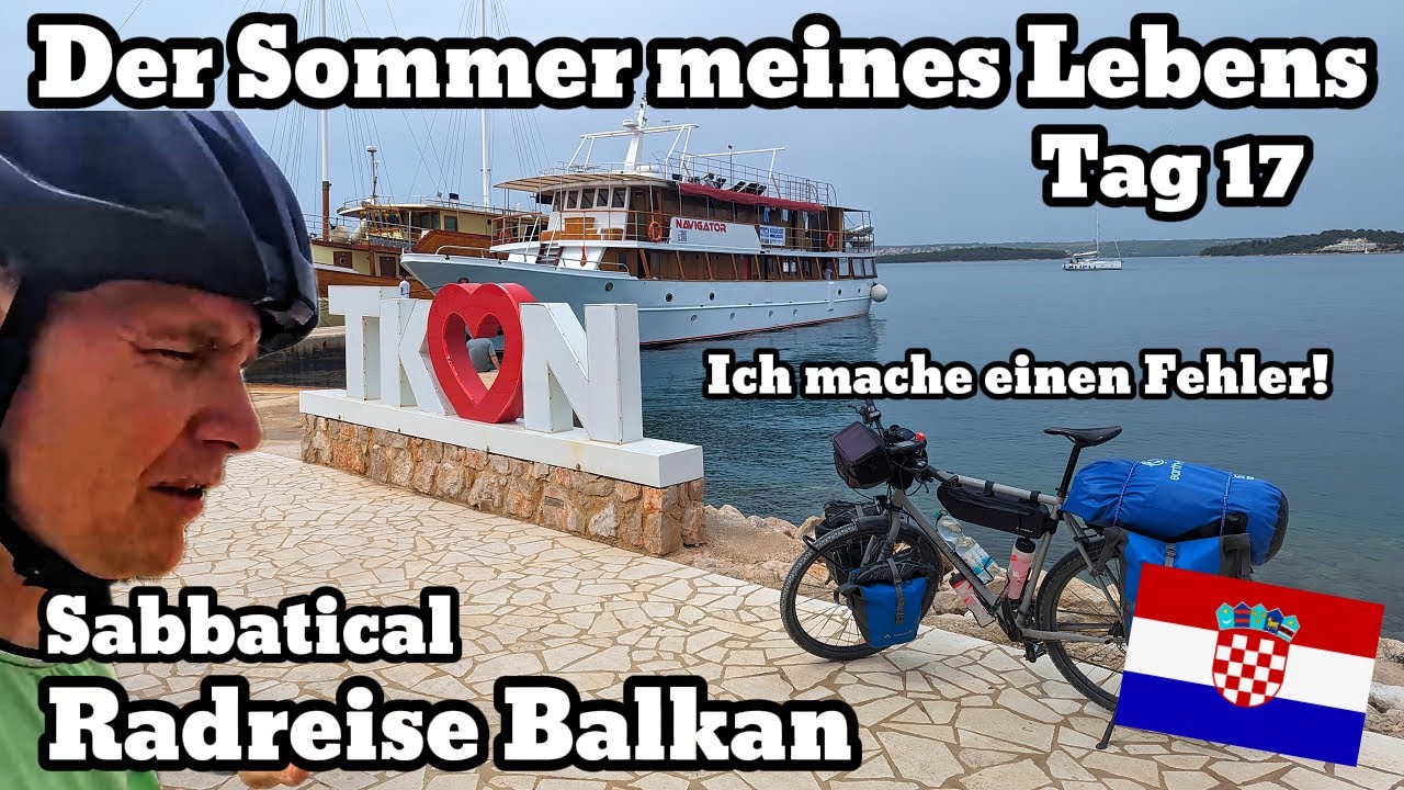 Balkanradreise | Mai 2024 | Tag 17 Auf die Insel Pašman