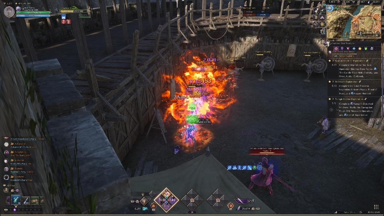 Throne And Liberty - Wave skillcore Test