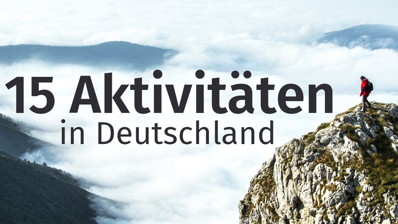 Top 15 Freizeit-Aktivitäten in Deutschland (Urlaub zu Hause)