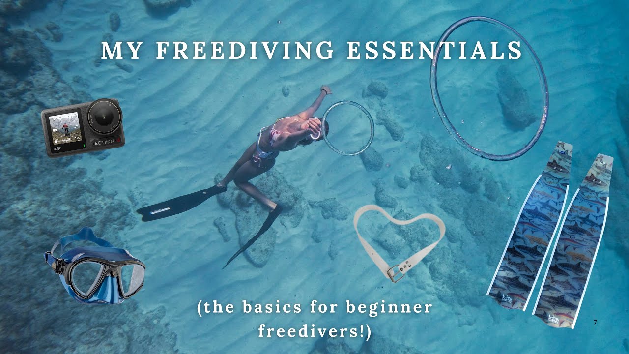 MY FREEDIVING ESSENTIALS (the basics for beginner freedivers!)