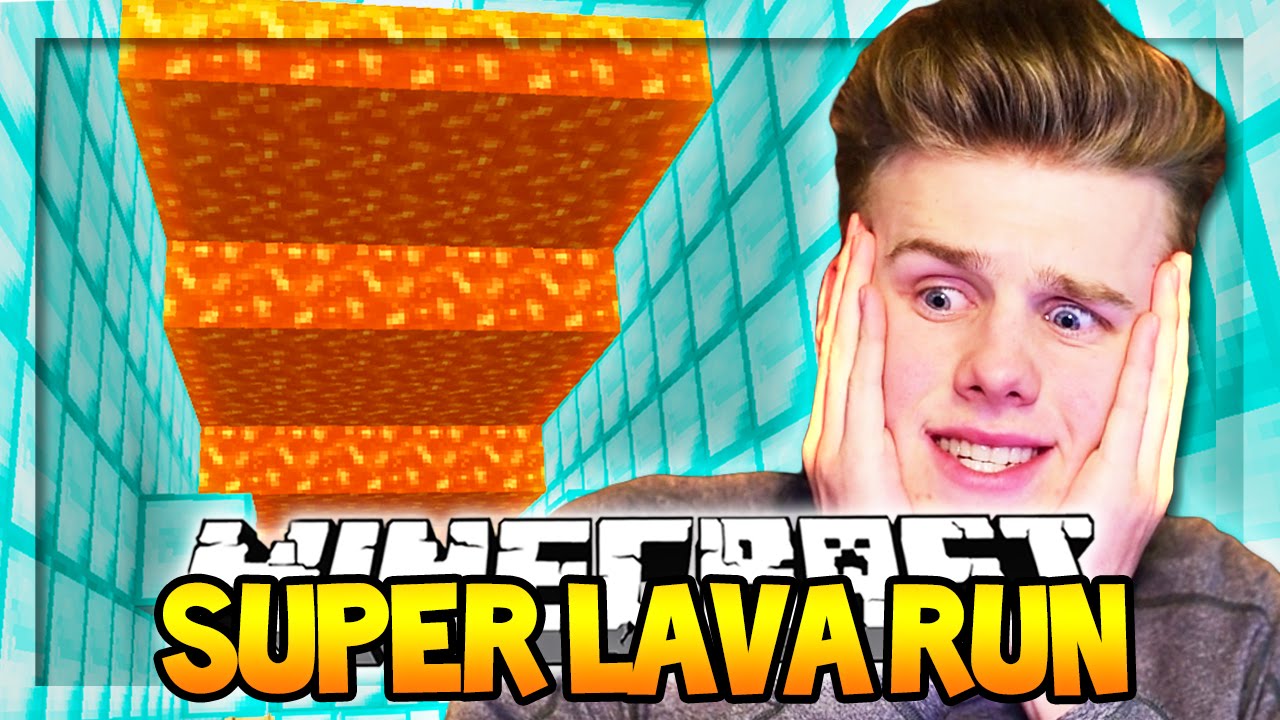 IMPOSSIBLE LAVA RUN (ESCAPE FROM LAVA!) | Minecraft Super Lava Run