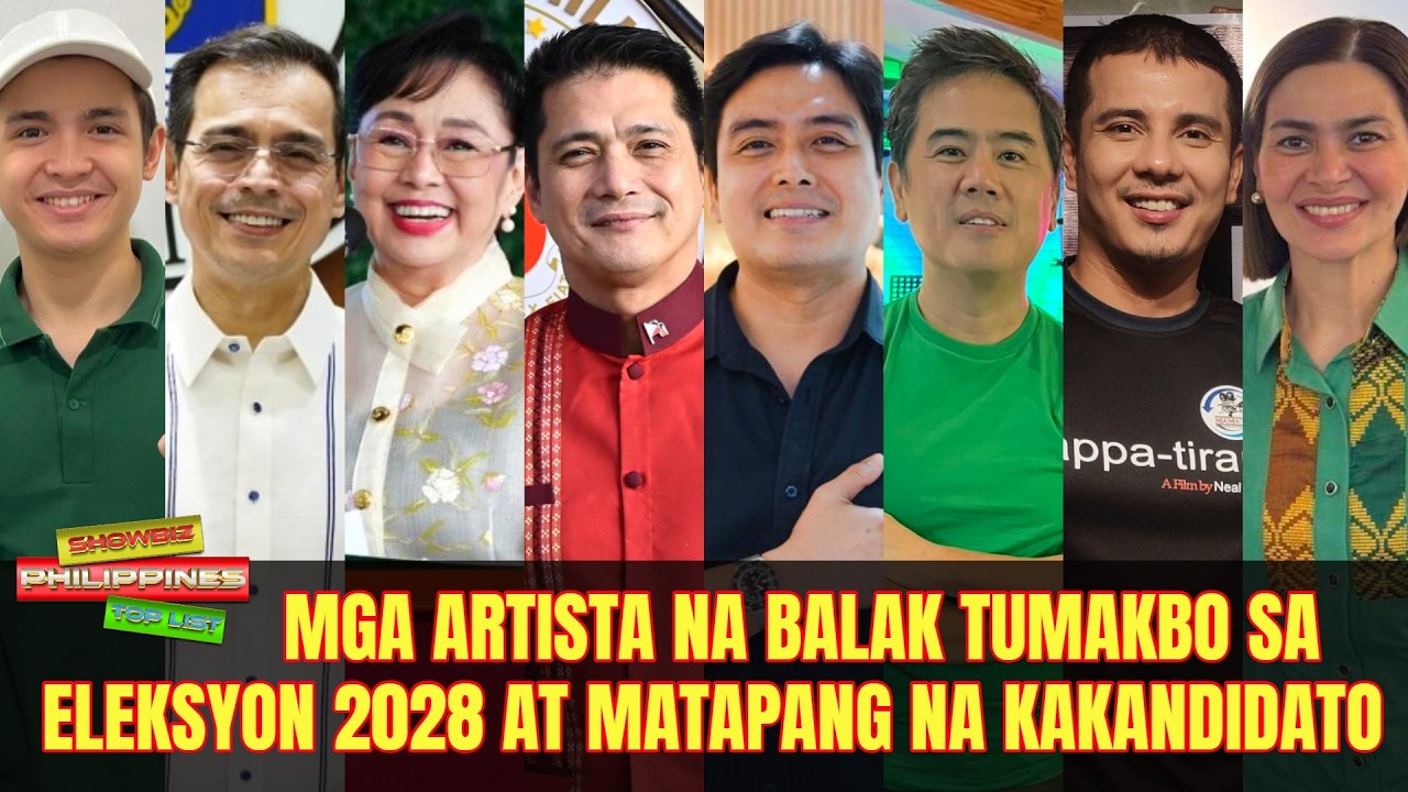 Mga ARTISTA na Balak Tumakbo sa ELEKSYON 2028 at Matapang na Kakandidato