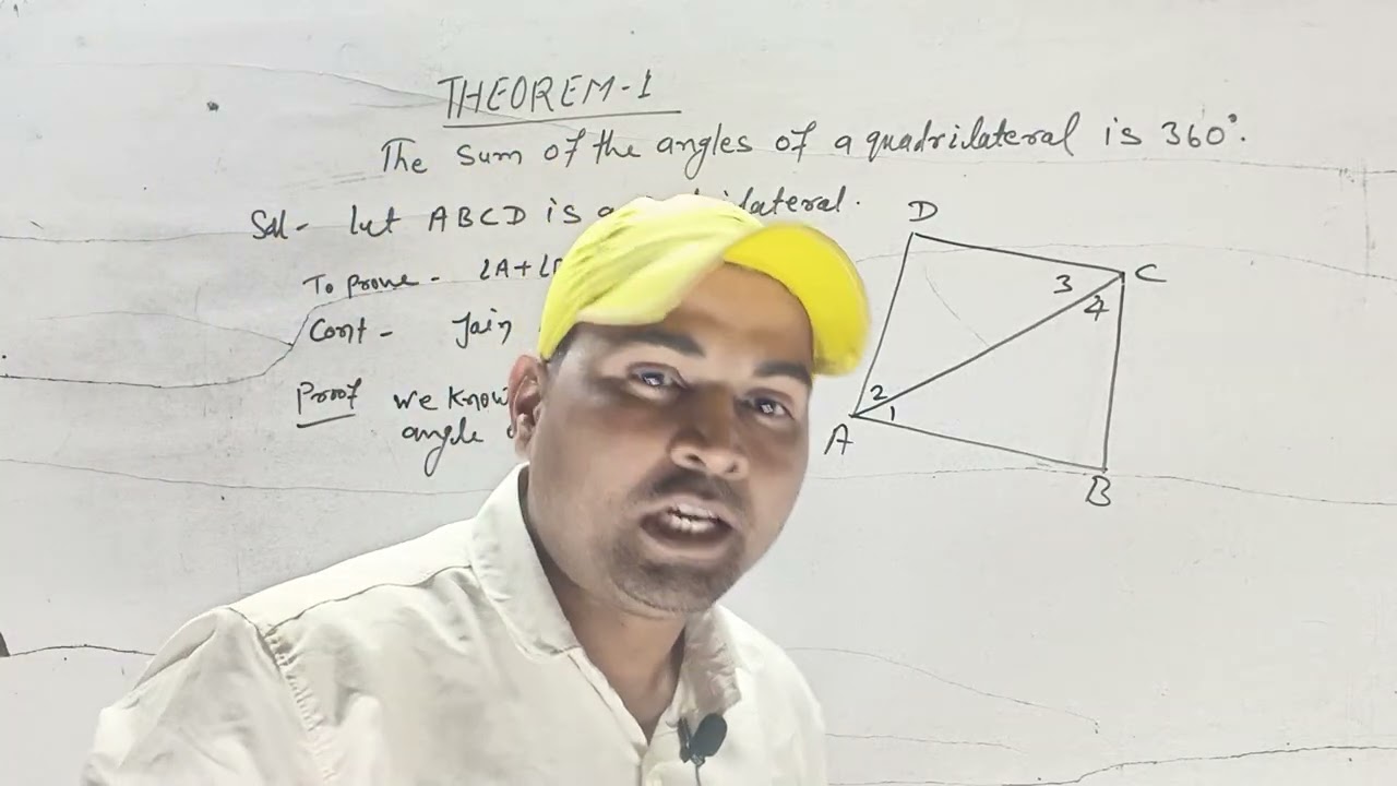 Quadrilaterals theorem 1 // class viii