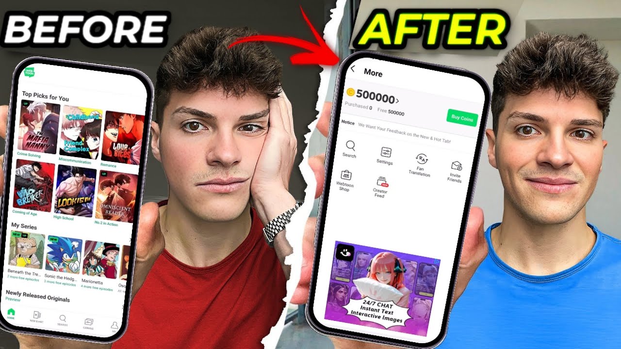 Free Webtoon Coins - How To Get 500,000 Webtoon Coins iOS/Android (mod apk)