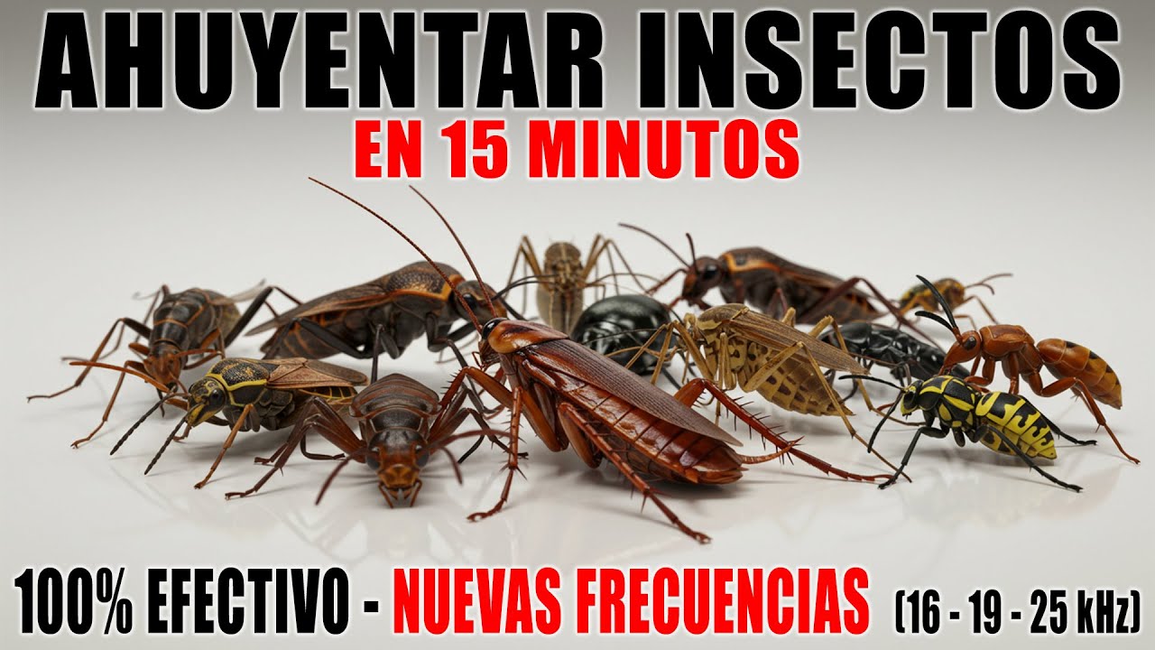 SONIDO PARA AHUYENTAR INSECTOS 🚫🐜 REPELENTE ULTRAS&Oacute;NICO 100% EFECTIVO