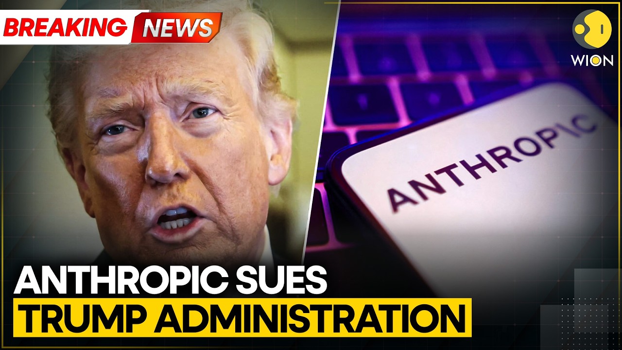 Tech Firm Anthropic Sues Donald Trump Administration Over Pentagon Blacklist | WION BREAKING