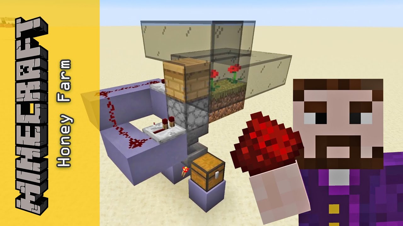 Easy Honey Farm - Minecraft Tutorial