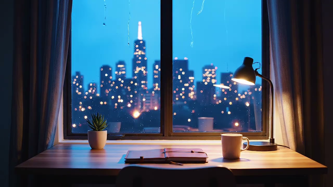 Deep Focus Lofi for Studying, Working, or Reading | Blue Hour