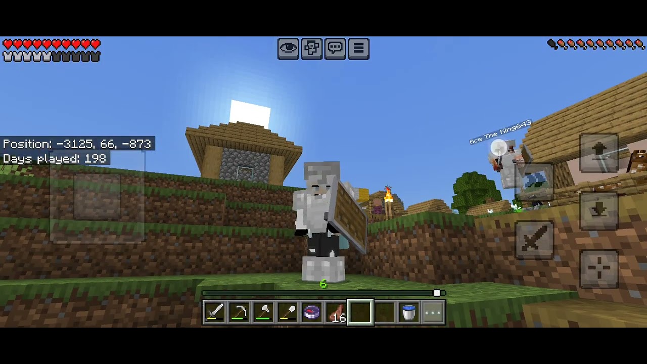 Minecraft-episode 2 finishing our Secret base