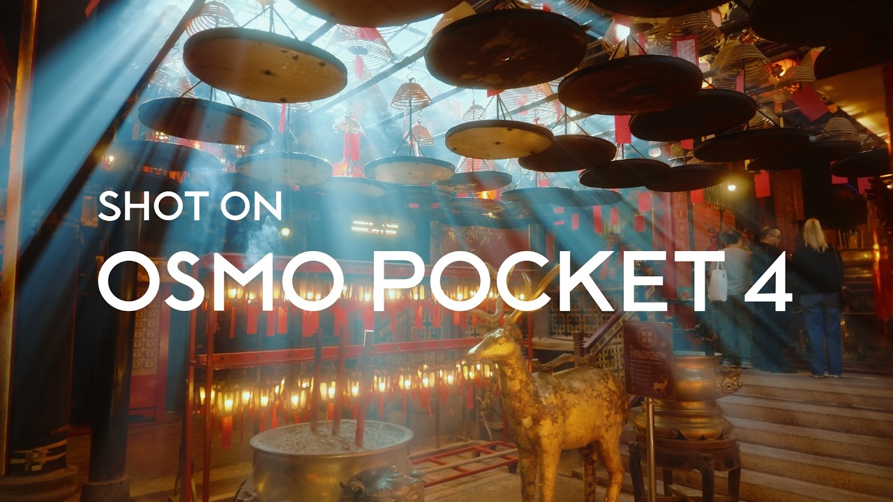 DJI Osmo Pocket 4 - D-Log vs Colour Graded