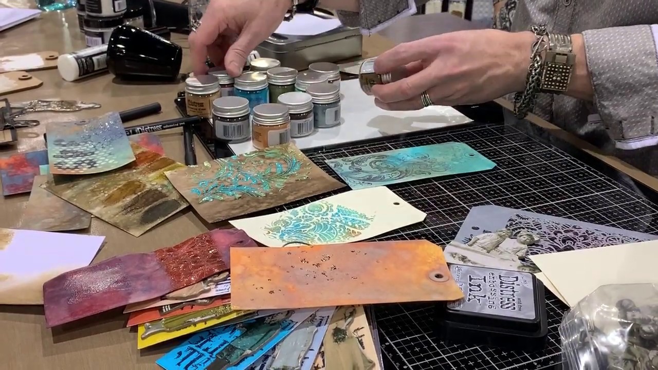 Creativation 2020 - Distress Embossing Powders with Tim Holtz!!