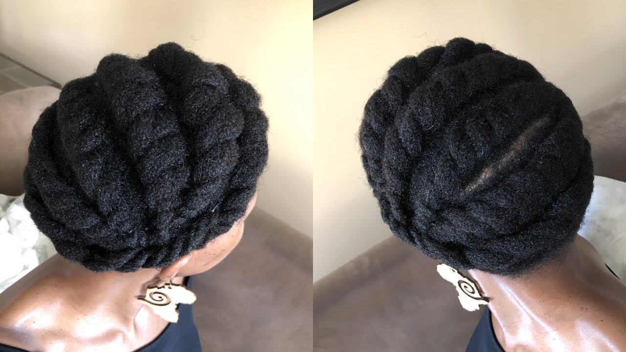 FLAT TWIST HAIRSTYLE ON NATURAL HAIR|PROTECTIVE STYLE