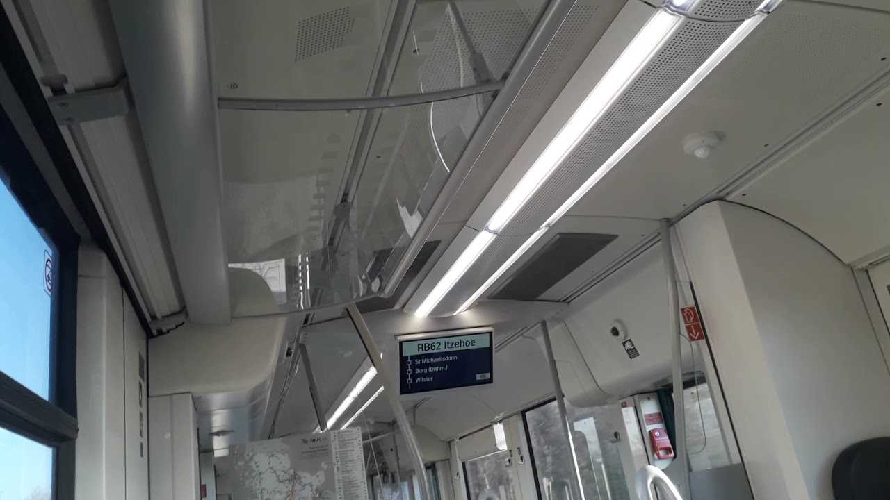 RB62 BR622.3 166 Mitfahrt im Lint 54 von Heide nach St Michaelisdonn mit Specialsound