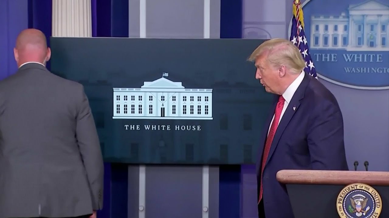 Shooting Near White House Prompts President Trump To Abruptly Leave Briefing