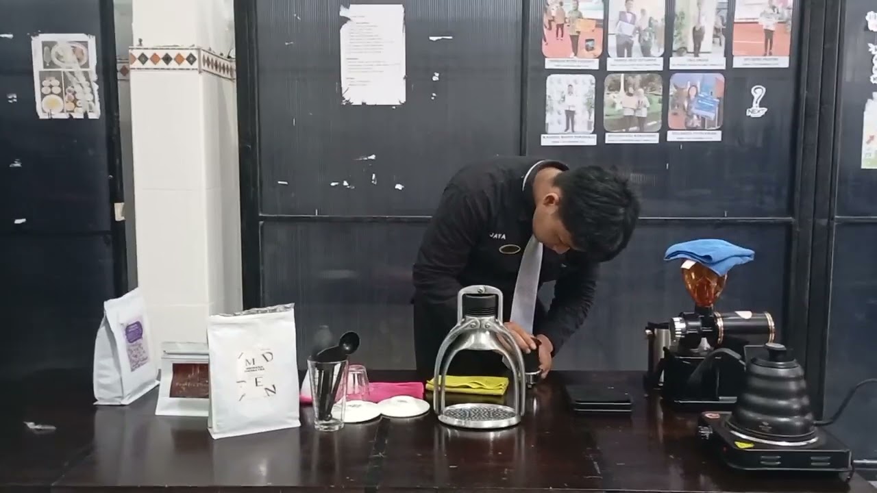 Praktek manual brew ROCKPRESS