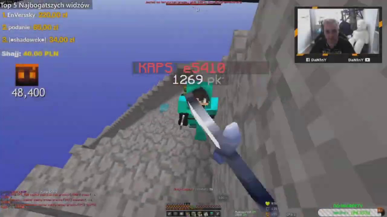 JAK UCIEĆ KAZDEMU GRACZOWI W MINECRAFT BY: DaN1nY