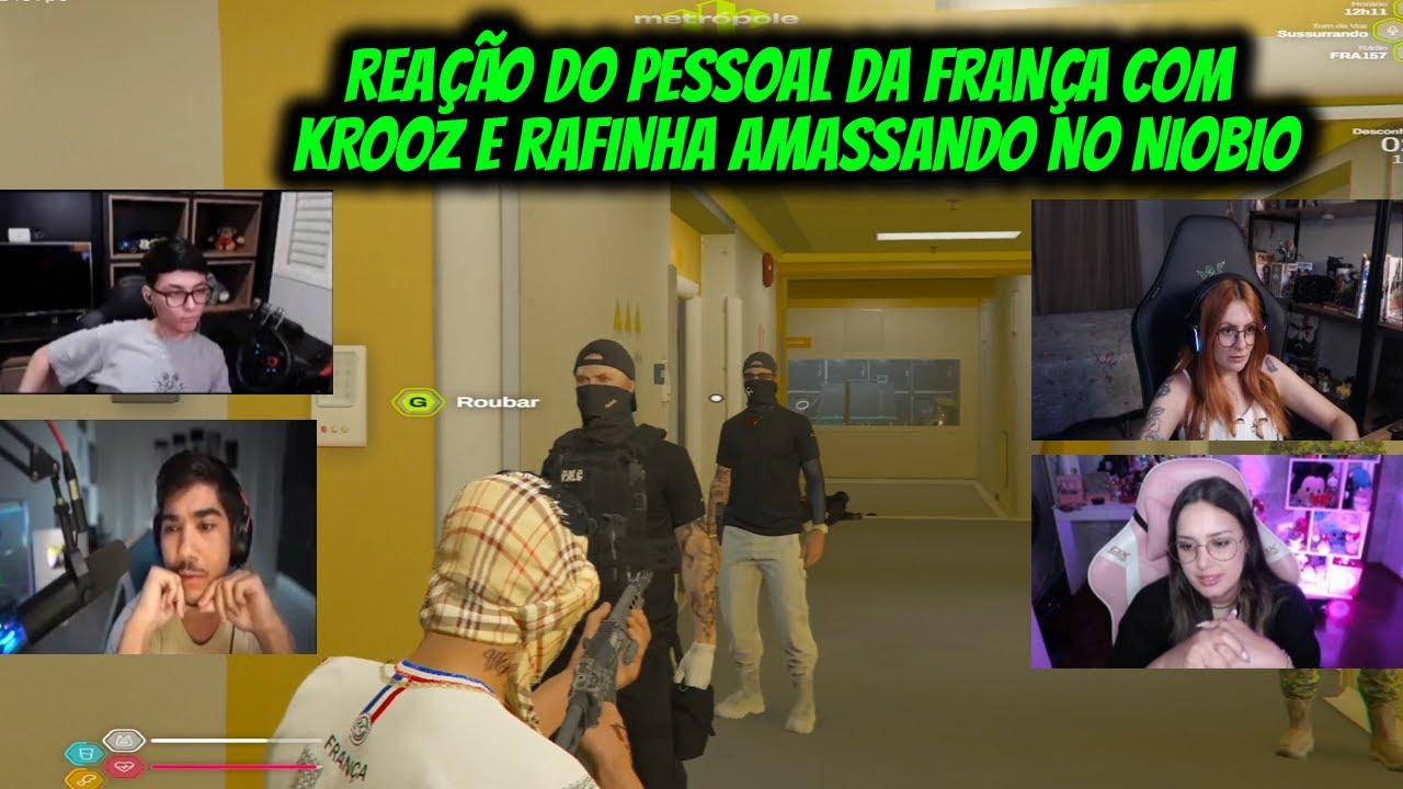 VISÃO DO PESSOAL DA FRANÇA COM  KROOZ E RAFINHA AMASSANDO NO NIOBIO