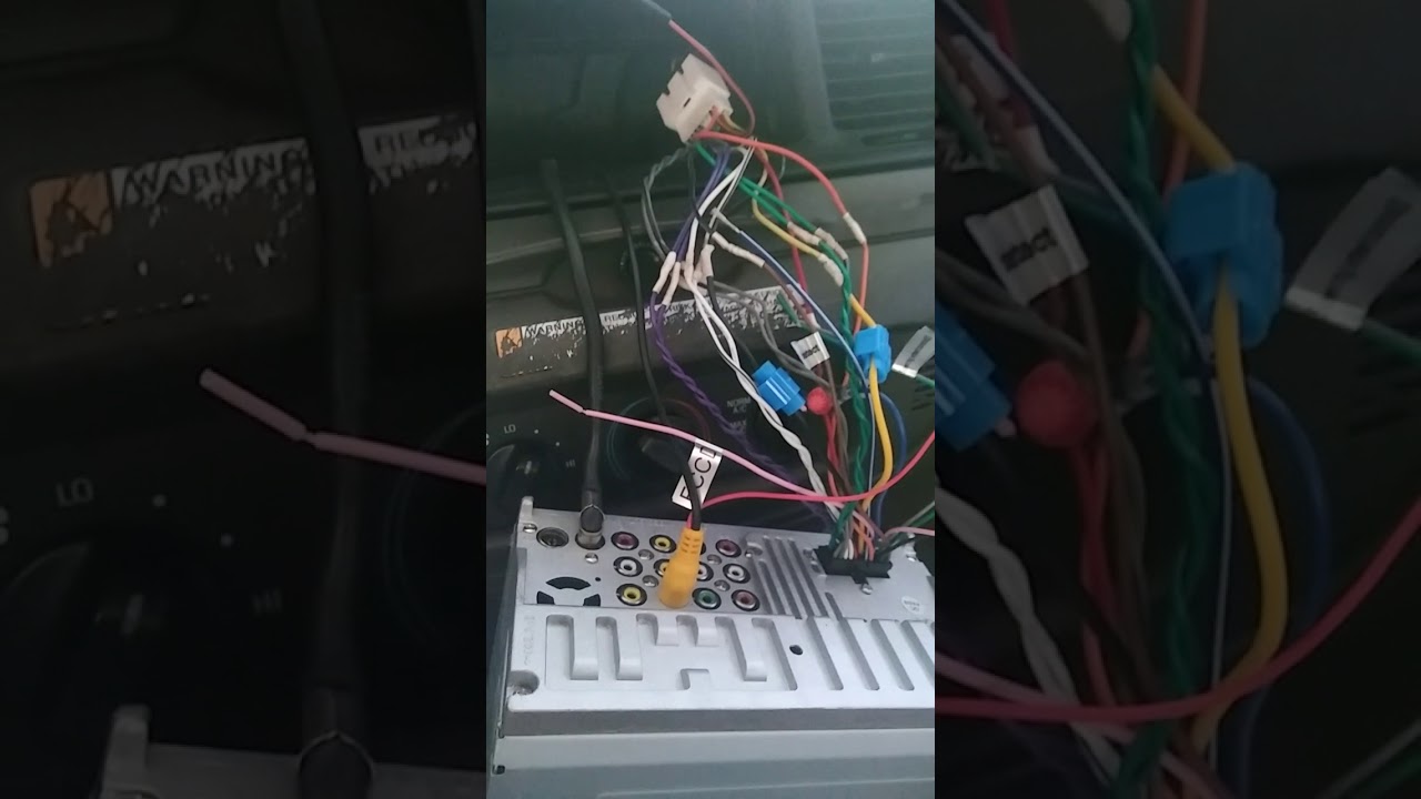 DIY Crown Victoria rear view camera backup camera install Crown Victoria KK Moon DIY
