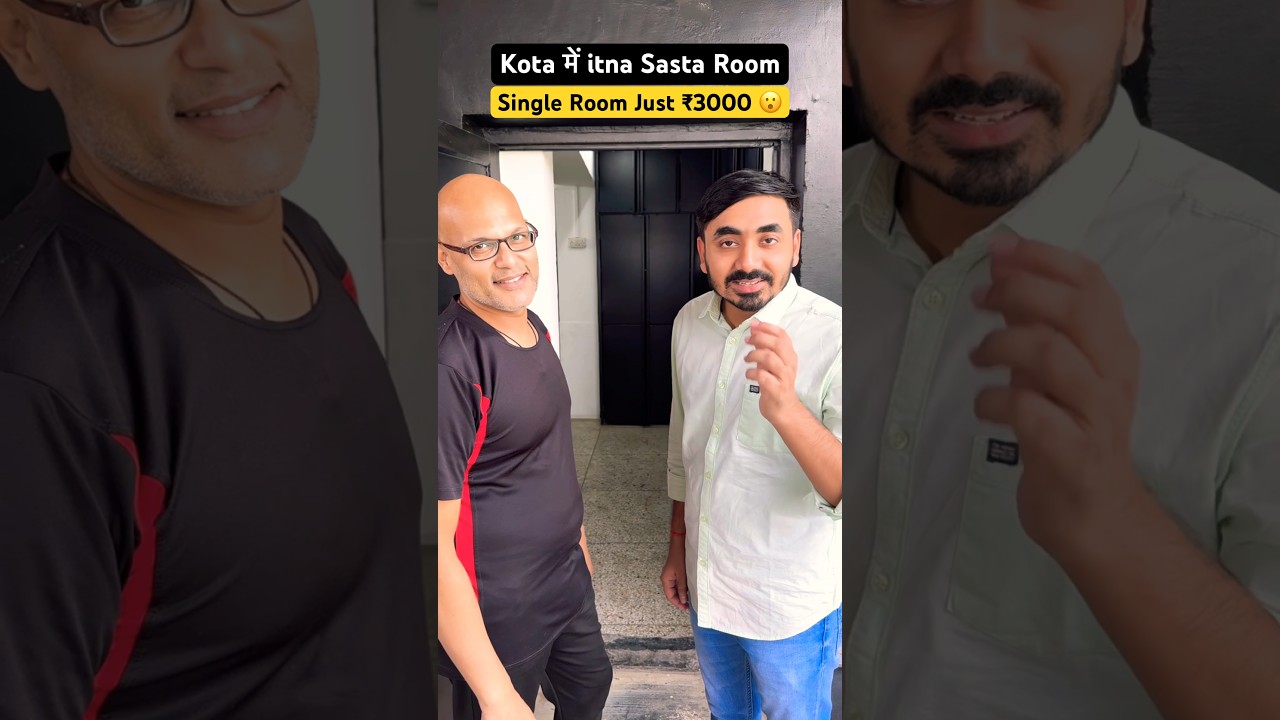 Kota में Itna Sasta Room | Single Room Just ₹3000😮| Very Affordable | Nearby Coaching | #kota #room