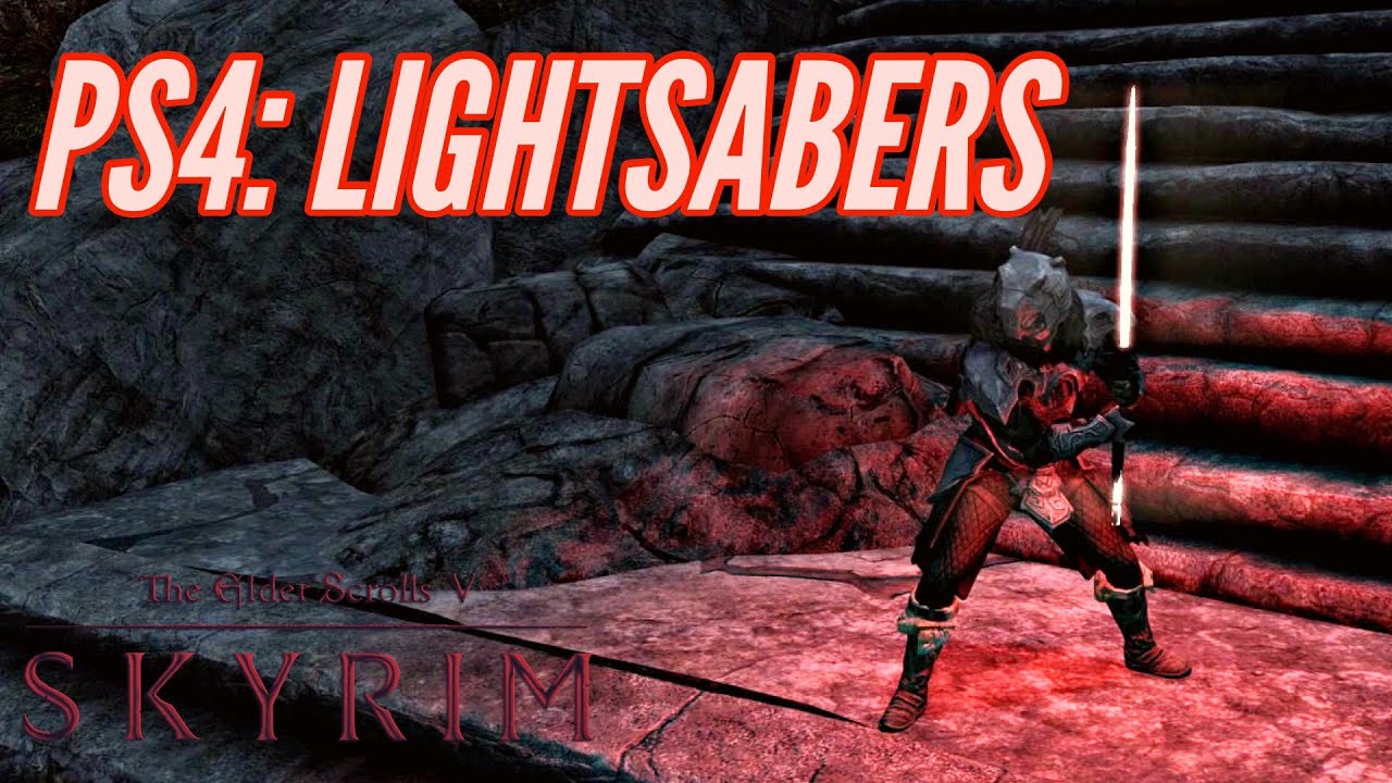 Skyrim PS4 Mods: PS4 Lightsabers