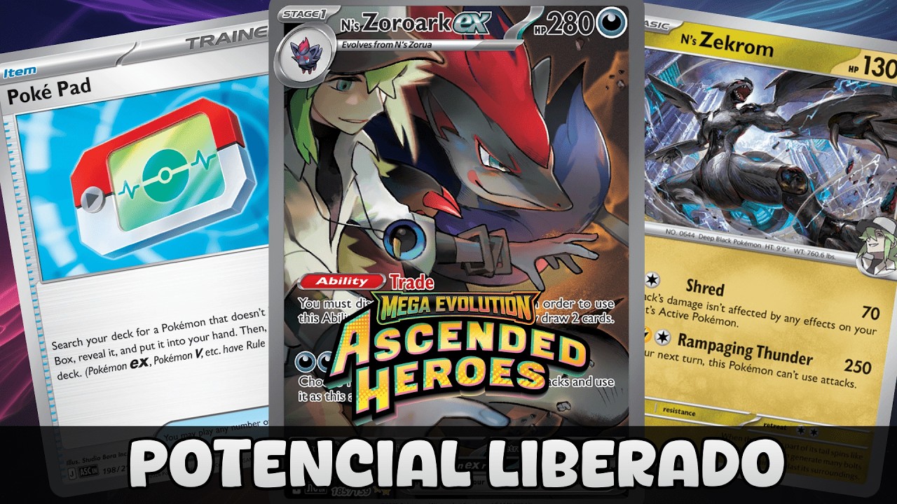 ¡N’s Zoroark LIBERA SU PODER con Ascended Heroes! ⚡ Poképad y Zekrom son BRUTALES | Pokémon TCG