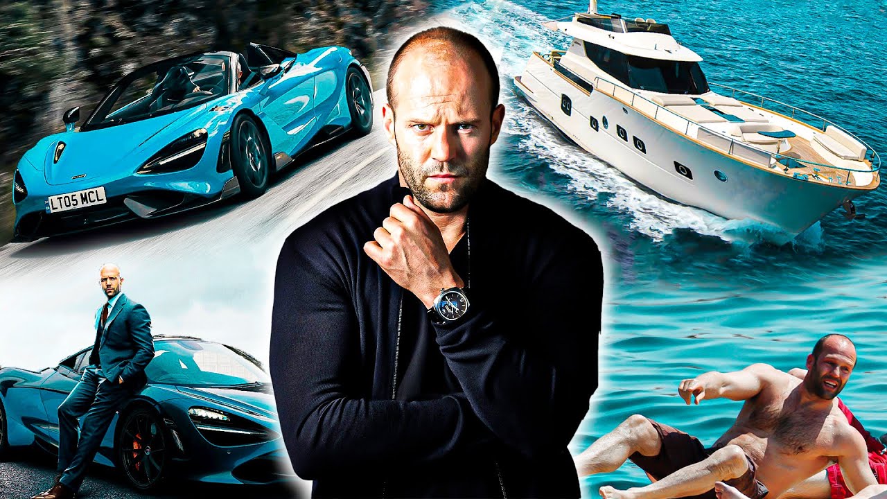 Essa é a vida luxuosa de Jason Statham, uma das estrelas da franquia de 
