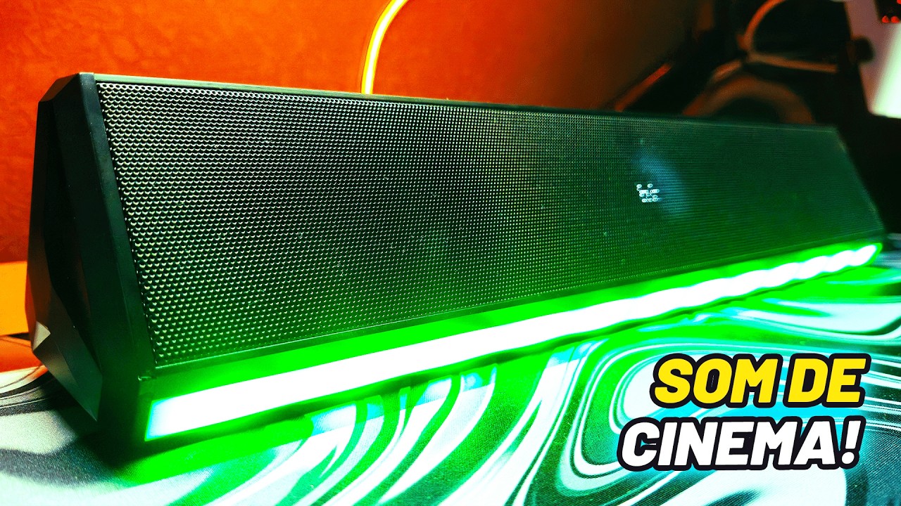 Comprei uma SoundBar BARATA e o Som Ficou ABSURDO! 😱 GCZ BT109 🔊