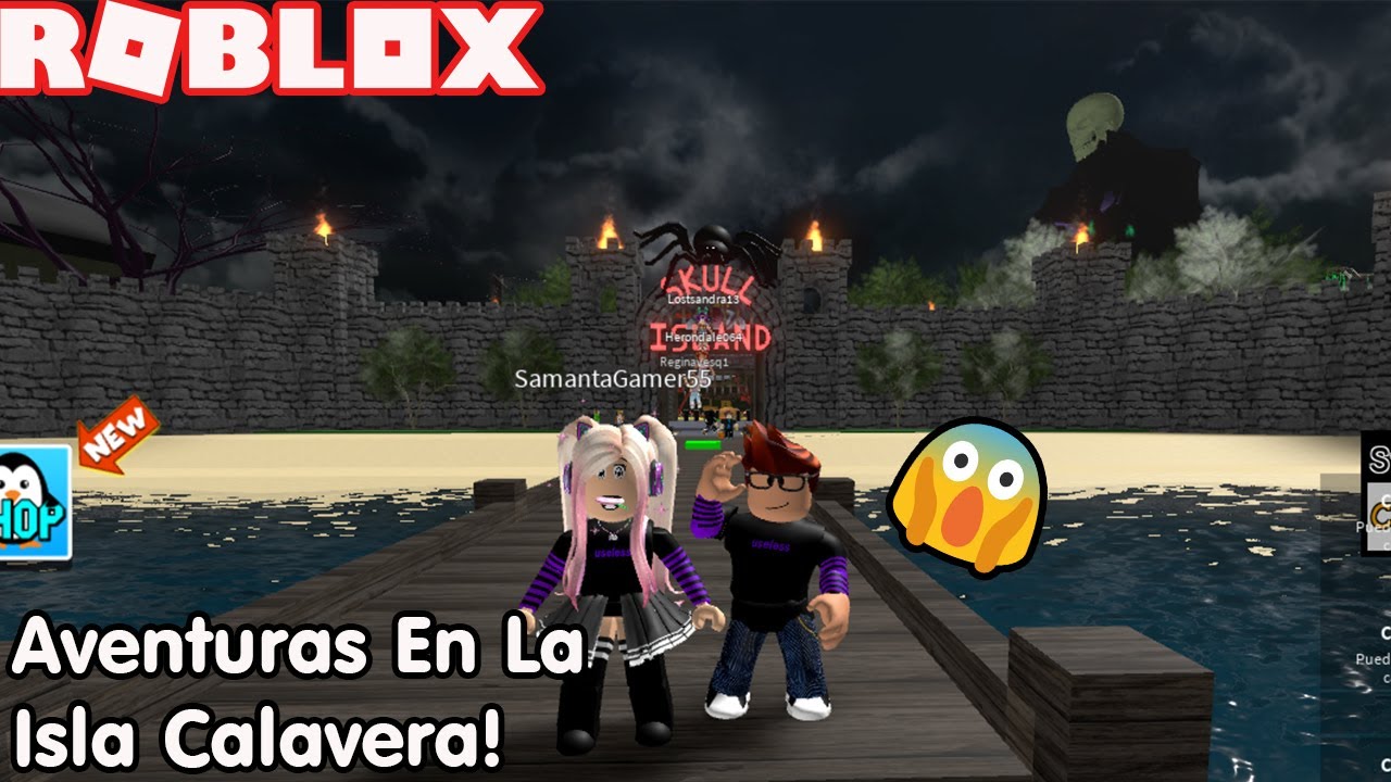 Roblox Aventuras En La Isla Calavera! Fantasmas, Piratas, Zombies, Montañas Rusas Y Mas!! Me Gusto!😃