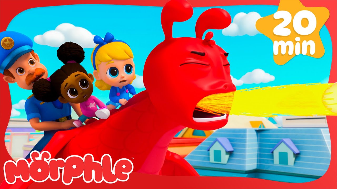 Bandits Got Dragon Morphle Fired Up 🐲 Morphle Dinosaurs 🦕 Cartoons for Kids | Cartoon Compilation