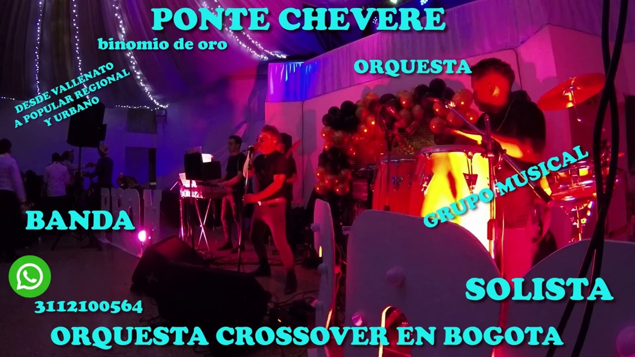 BANDA VALLENATA Y CROSSOVER EN COLOMBIA ORQUESTA EN BOGOTA FIESTAS CON MAO KARACOL