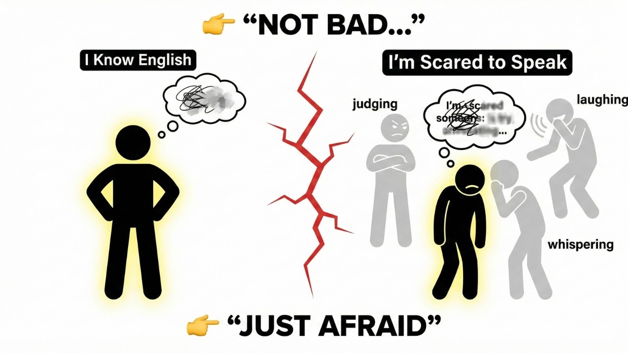 You’re Not Bad at English — You’re Afraid of Being Judged