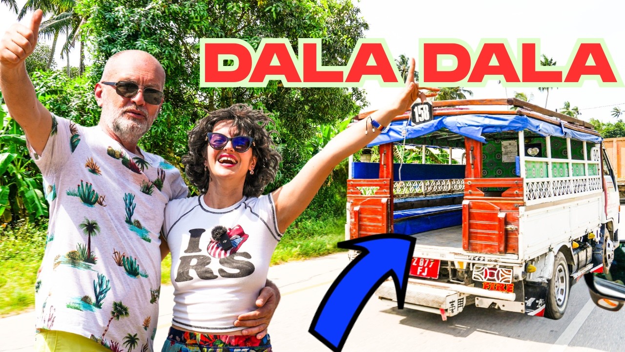 Cu cel mai popular transport DALA-DALA, la Stone Town, Zanzibar 2024. Casa Freddie Mercury si orasul