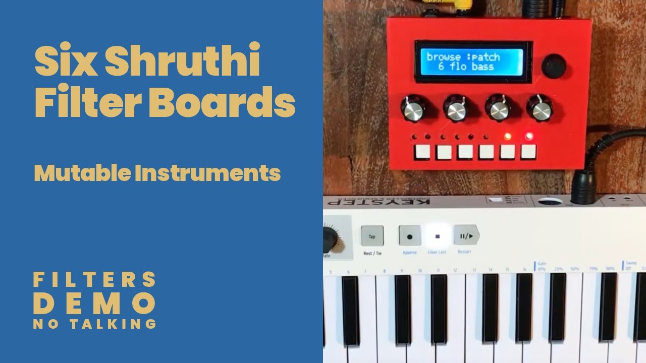 Which Mutable Instruments Shruthi Sounds Best? 6 Filters Compared