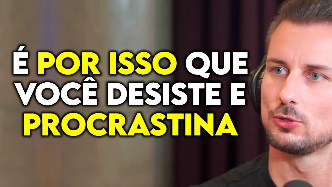 PORQUÊ VOCÊ DESISTE DE TUDO QUE COMEÇA | Lutz Podcast
