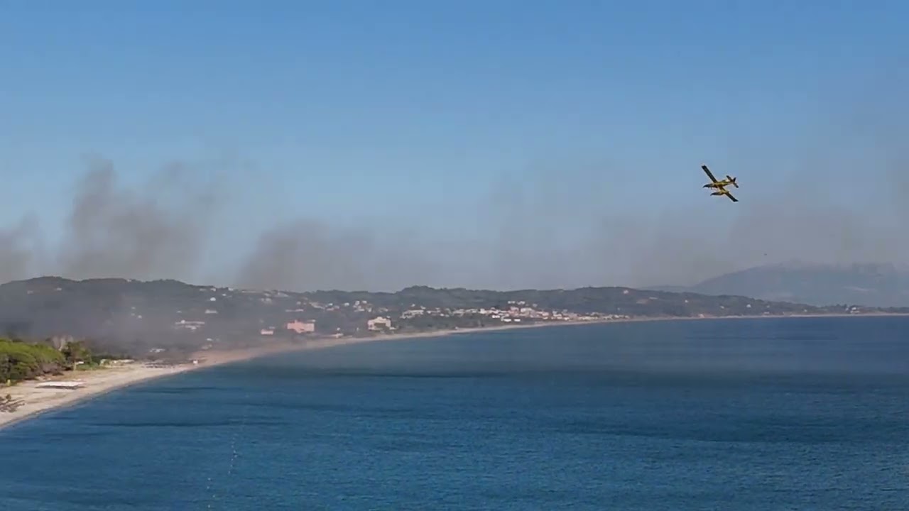 Παραλία Καστροσυκιάς Φωτιά 10/8