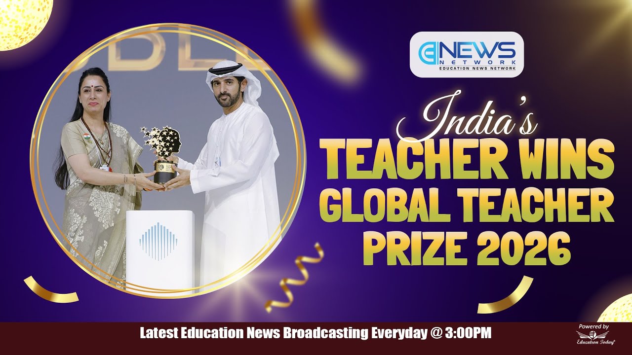 Indian Educator Rouble Nagi Wins Global Teacher Prize 2026 at World Summit | Top 5 Education News.