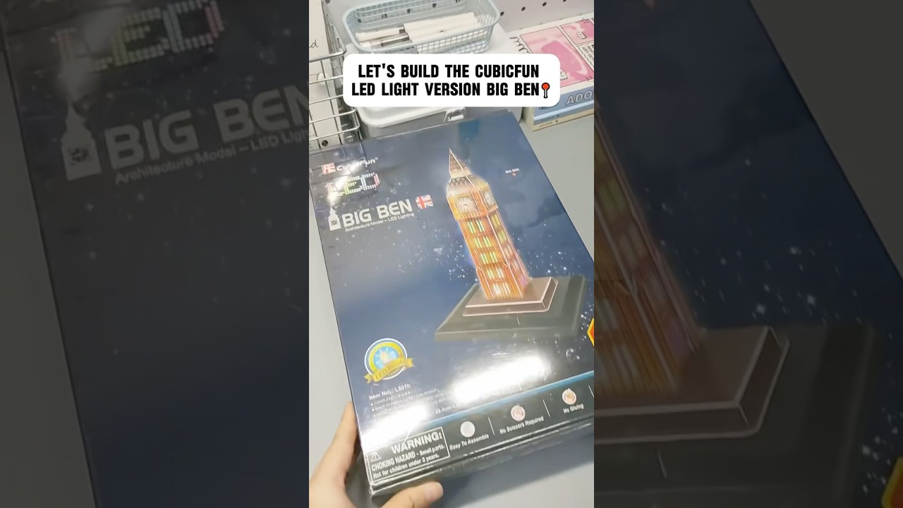 Let’s build the BigBen 3D Puzzle LED Version! 
