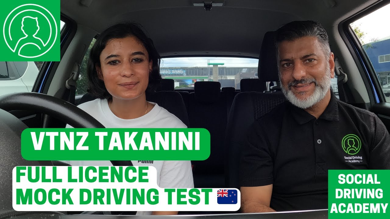 Full Mock Driving Test – International Driver Prepares for Full Licence (VTNZ Takanini)