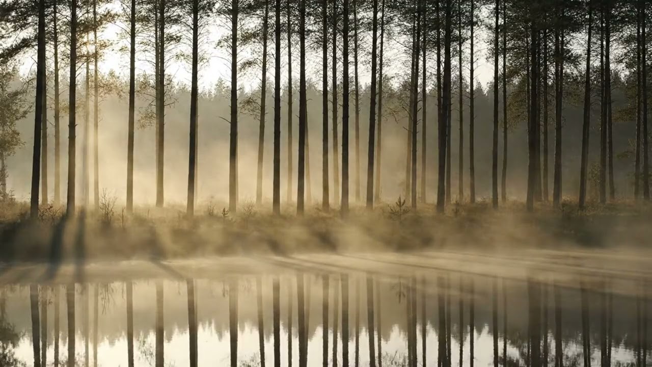 Relaxing music with piano, flute, and bird sounds