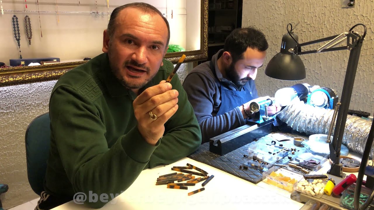 Türk Tesbih Sanatı adına çektiğimiz “Bir Tespihin Hikayesi” Turtle Shell 33 beads size 8x12