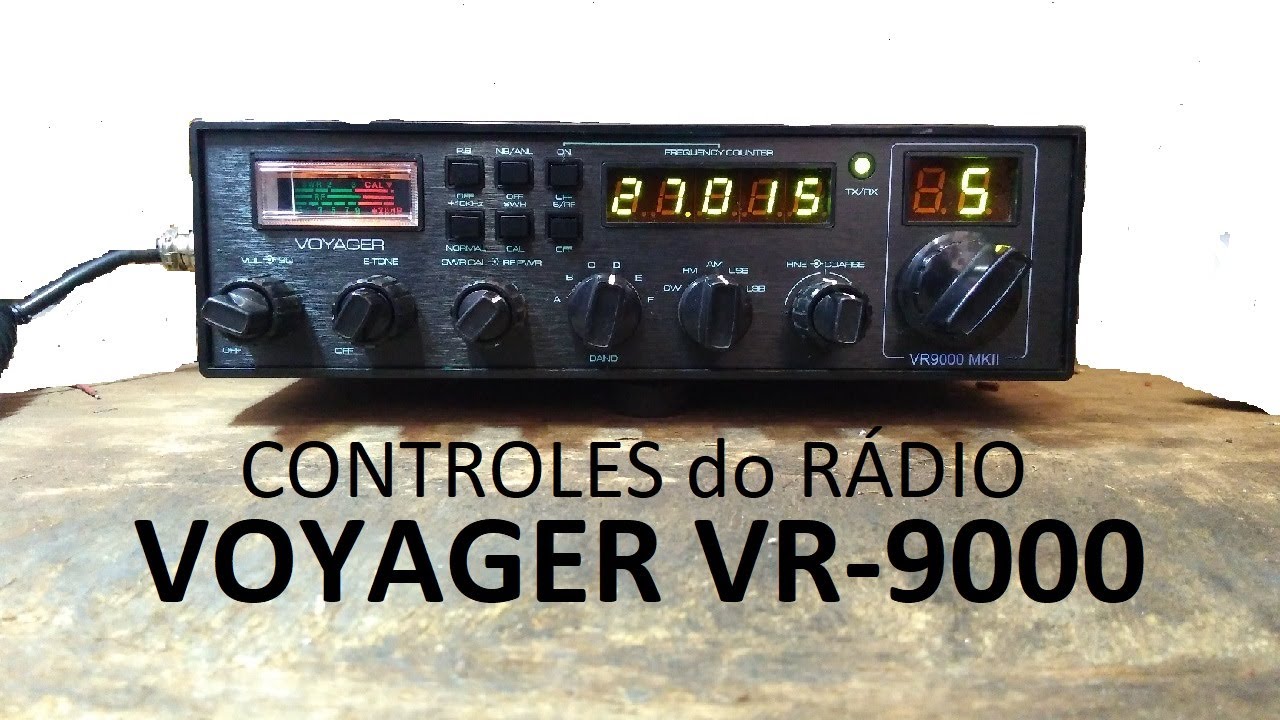 Dica rápida#5 - Descrição controles Voyager VR9000 MK-II