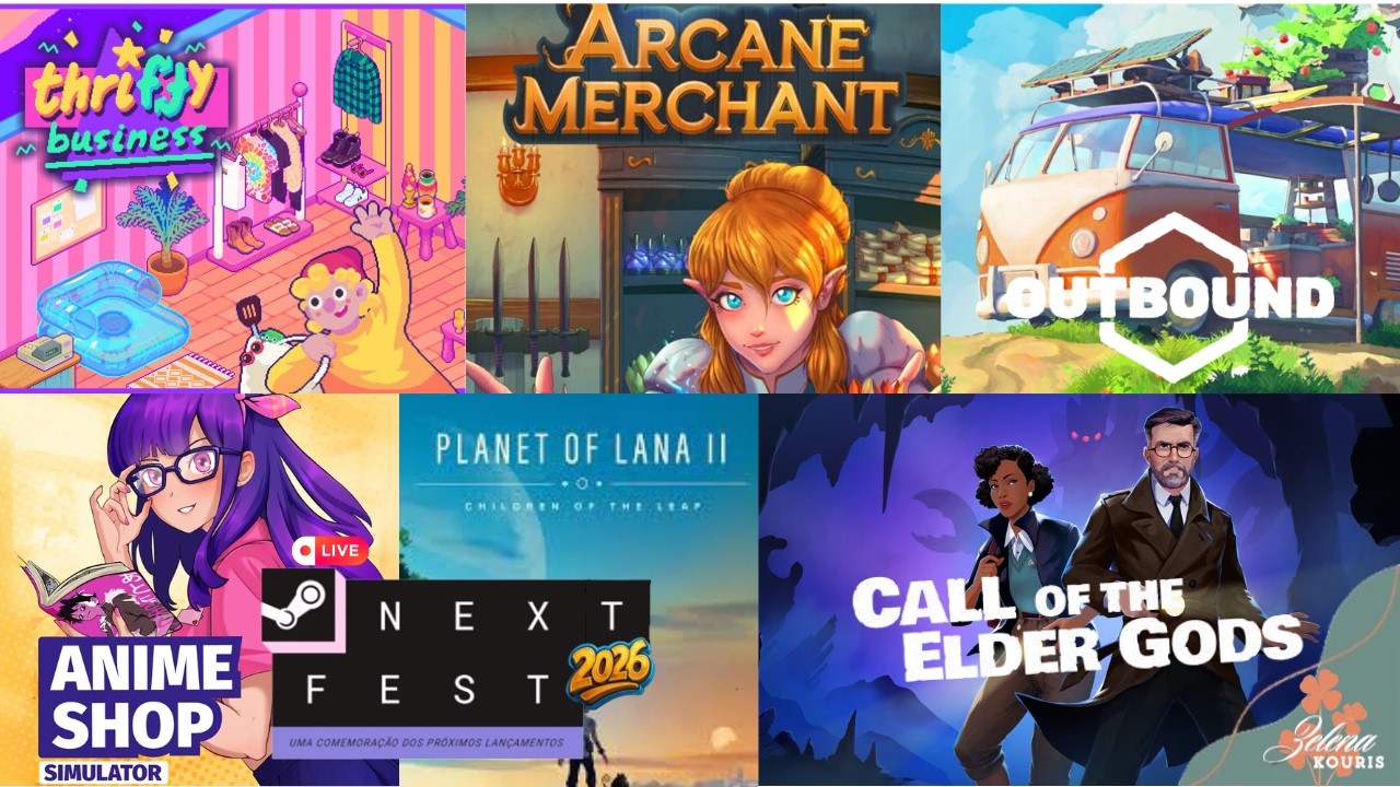 STEAM NEXT FEST - Anime Shop Simulator, Planet of Lana II e muito mais