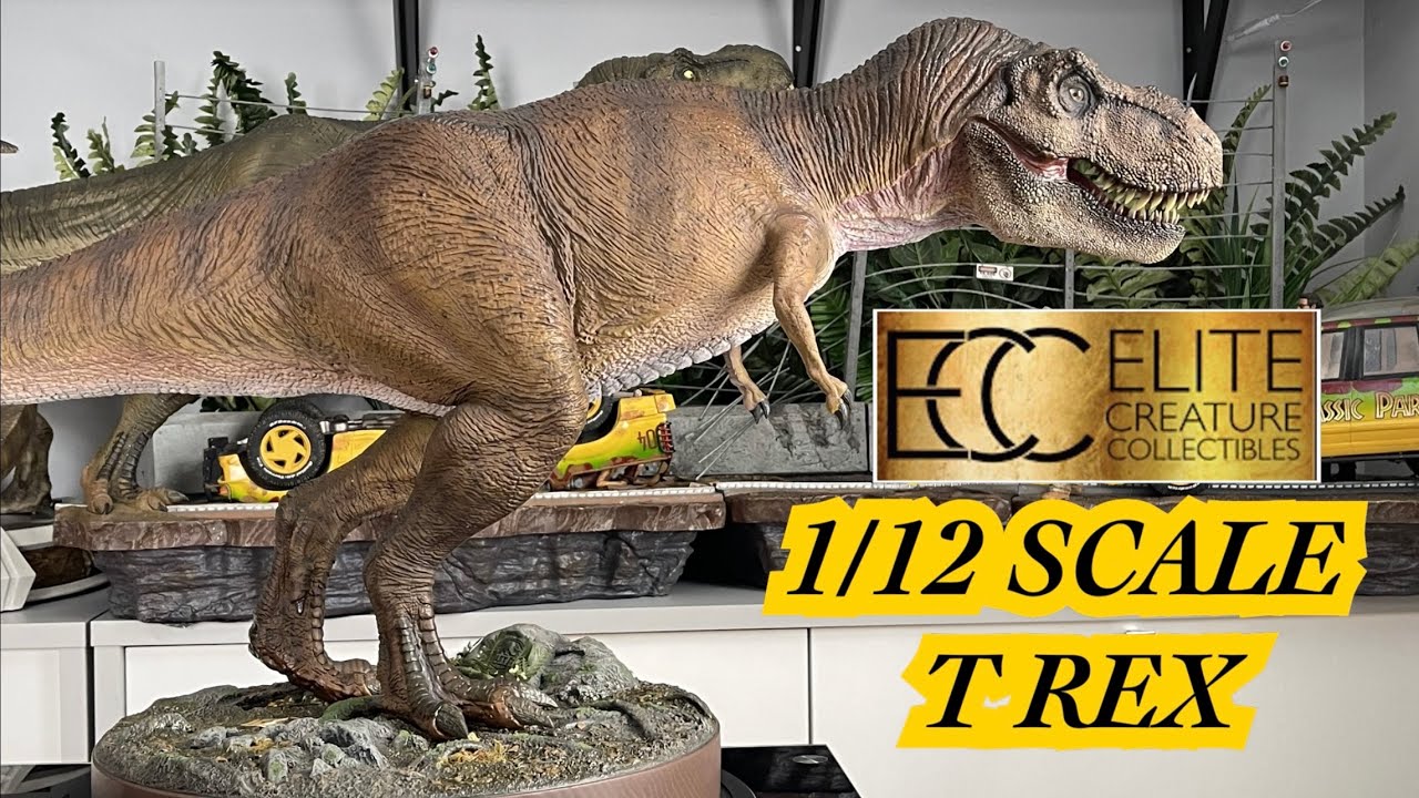 Elite Creature Collectibles 1/12 T Rex Female Maquette! ECC Stan Winston Jurassic Park Statue Review