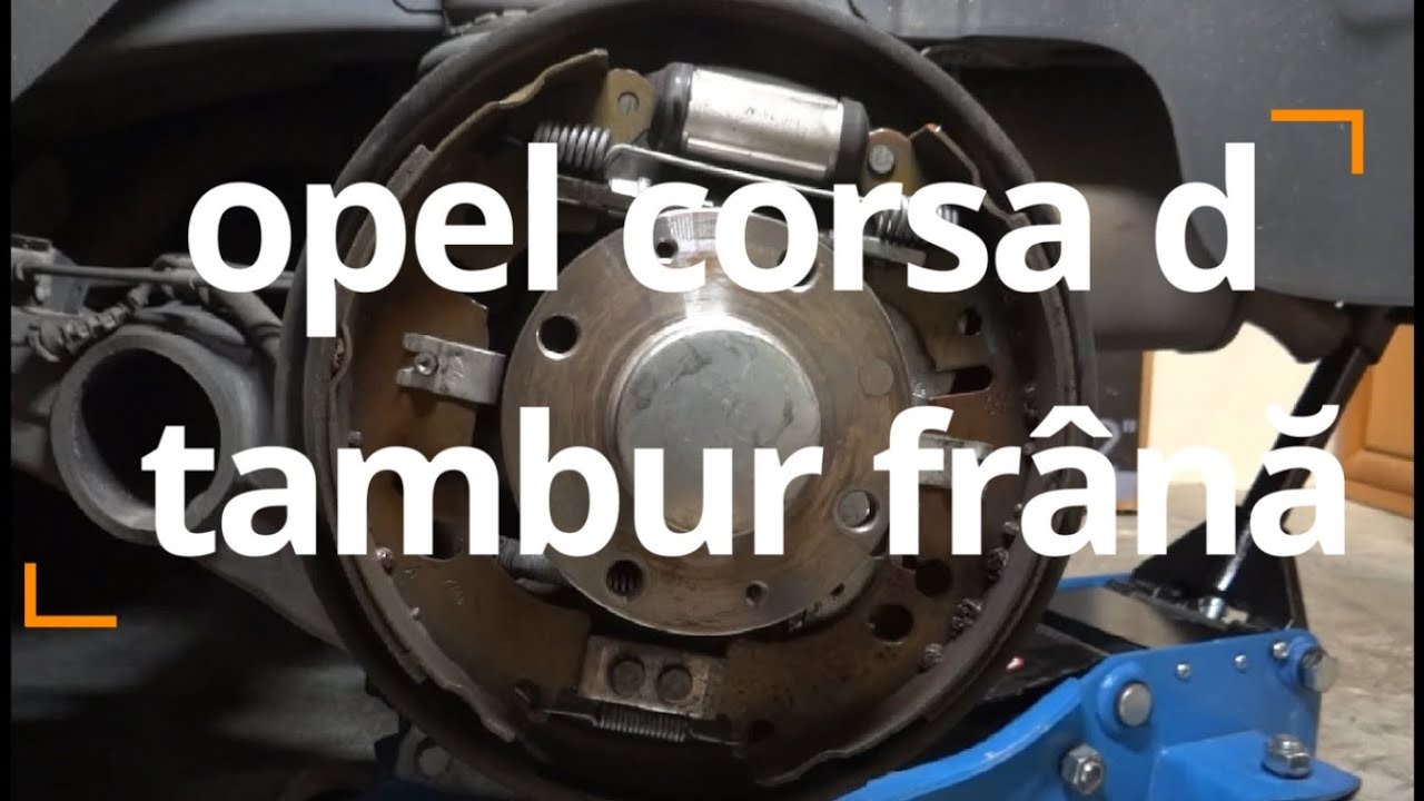 Opel frâne tambur spate demontare, curățare