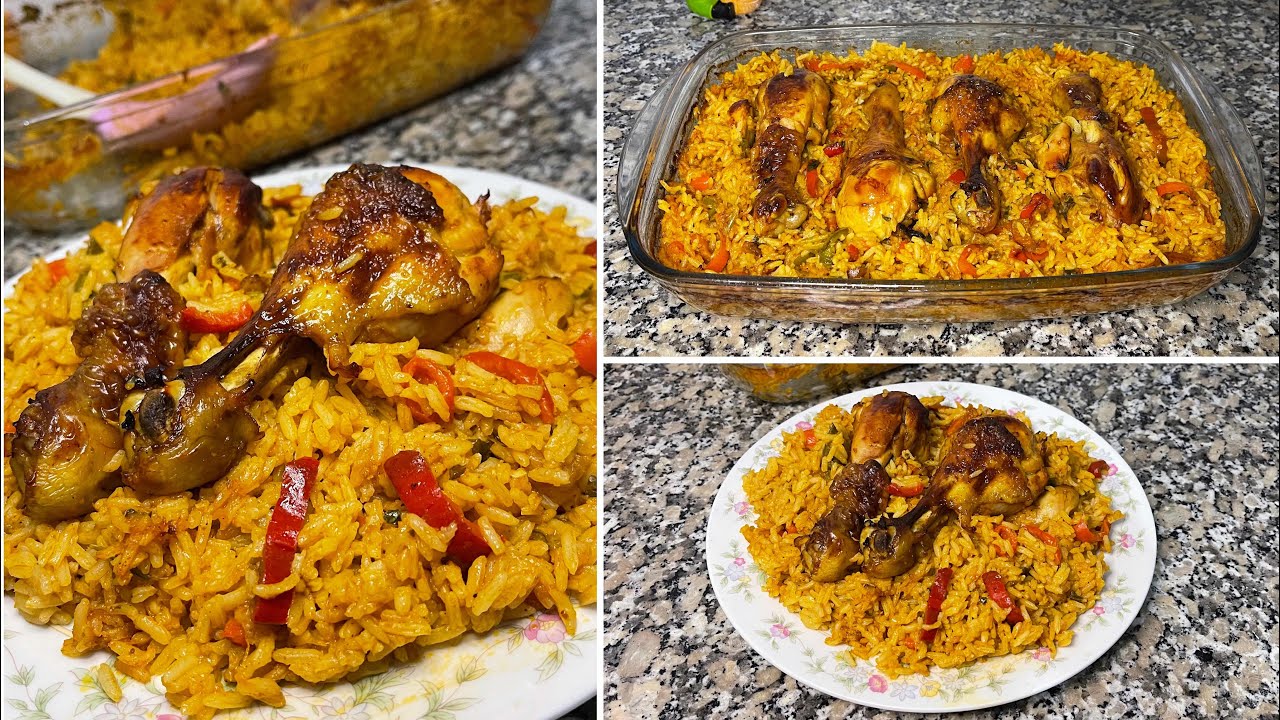 أرز بالفلفل الاحمر مجمر الله الله مزربع كل حبة وحدها و البنة مش نورمال😍